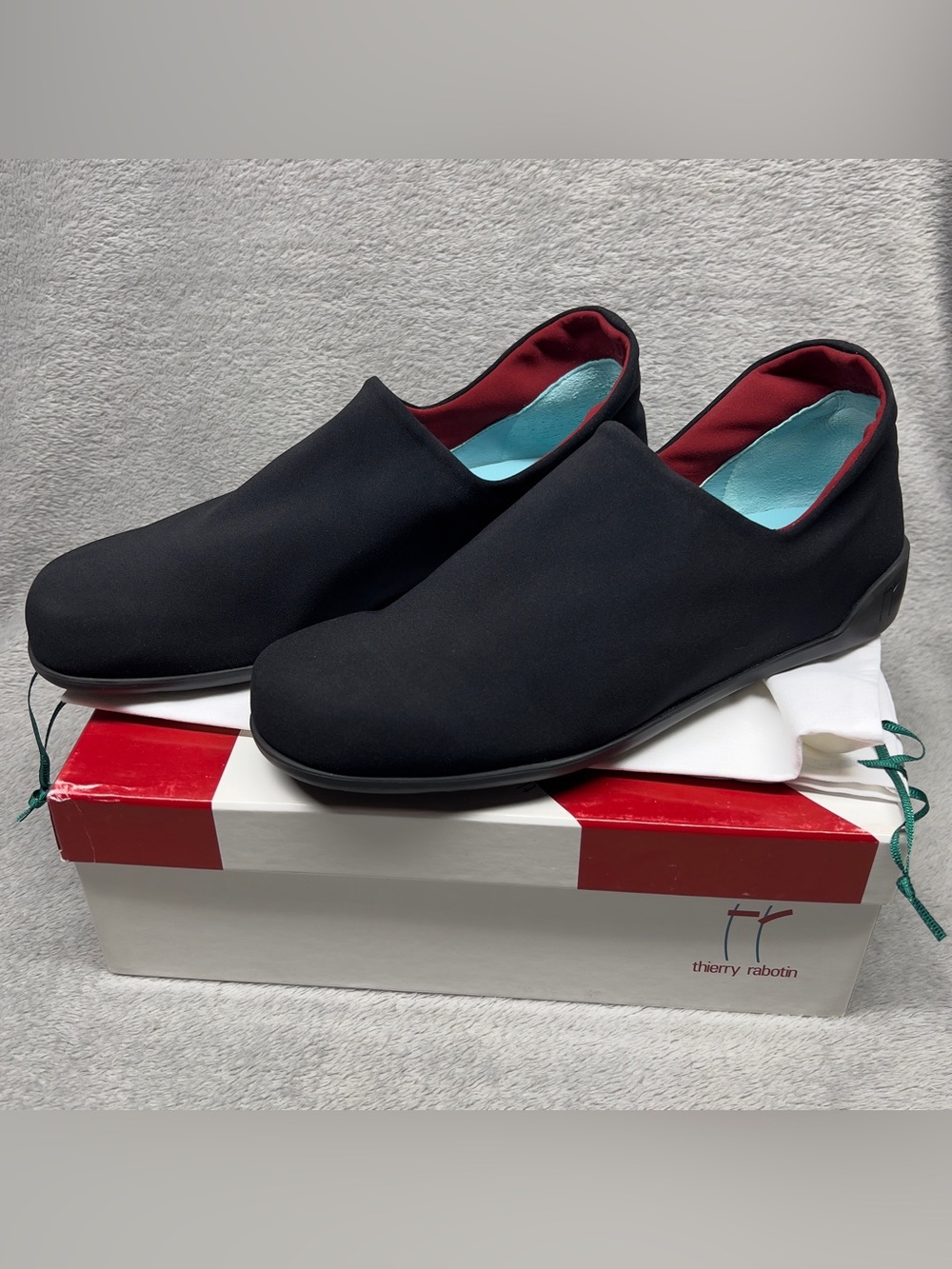Thierry Rabotin Kaku Slip On Flats Women's Size 39 EU 8.5 US‎ Black Shoe Comfort